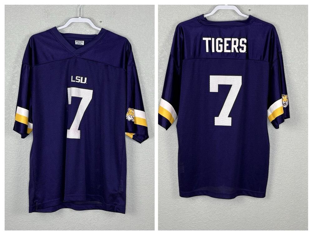 VTG LSU Tigers Men’s Tyrann Mathieu #7 Practice Football Jersey Pro Edge Sz XL